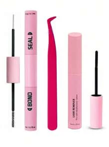 Lash Bond And Seal 10ml Individual Lashes Glue And Seal Super Strong Hold Lash Extension And Lash Glue Remover 5ml Tweezers Kitlash Glue,Eyelash Glue - Baby Pink - View 21