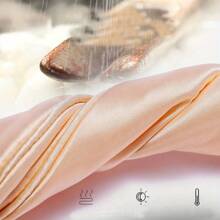 3 Pieces Set: Faux Silk Sleep Set, Including Eye Mask, Pouch And Travel/Sleep Hair Scrunchie,School,Back To School,Travel,Travel Essentials,Home Essentials,Eye Mask,Sleep Mask - Multicolor - View 9