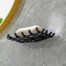 Rooster Zeepkist Groothandel Creatieve Imitatie Rotan Plastic Muur Gemonteerd Punch-Free Toilet Badkamer Afvoer Zeepkist
