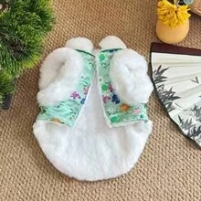Winter Pet Fashion Apparel, Warm & Comfortable Pet Clothes Suitable For Small To Medium Dogs - Green - View 5