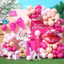 Arco de globos y guirnalda para el Día de San Valentín, decoración para fiestas y celebraciones - Rojo - Ver 8