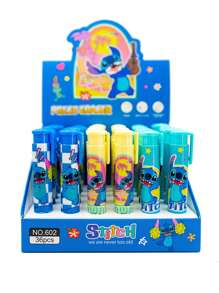 1pc Sanrio Push-Type Eraser, Hello Kitty Eraser, Student Learning Stationery Eraser, Kulomi Cartoon Eraser, Pencil Eraser, Retractable Eraser