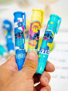 1pc Sanrio Push-Type Eraser, Hello Kitty Eraser, Student Learning Stationery Eraser, Kulomi Cartoon Eraser, Pencil Eraser, Retractable Eraser