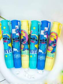 1pc Sanrio Push-Type Eraser, Hello Kitty Eraser, Student Learning Stationery Eraser, Kulomi Cartoon Eraser, Pencil Eraser, Retractable Eraser