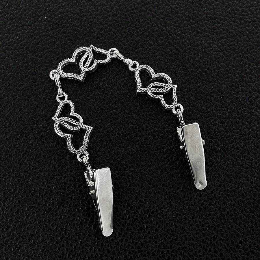 Kẹp áo len hợp kim cổ điển Châu Âu và Mỹ Kẹp khăn quàng cổ Kẹp áo khoác Kẹp cổ áo kẹp quần áo Ngày lễ tình nhân Ngày lễ tình nhân