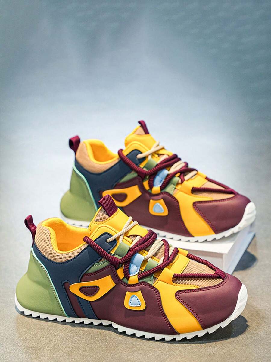 Men's Casual Lightweight Comfortable Shoes - màu xanh lá - Xem 1