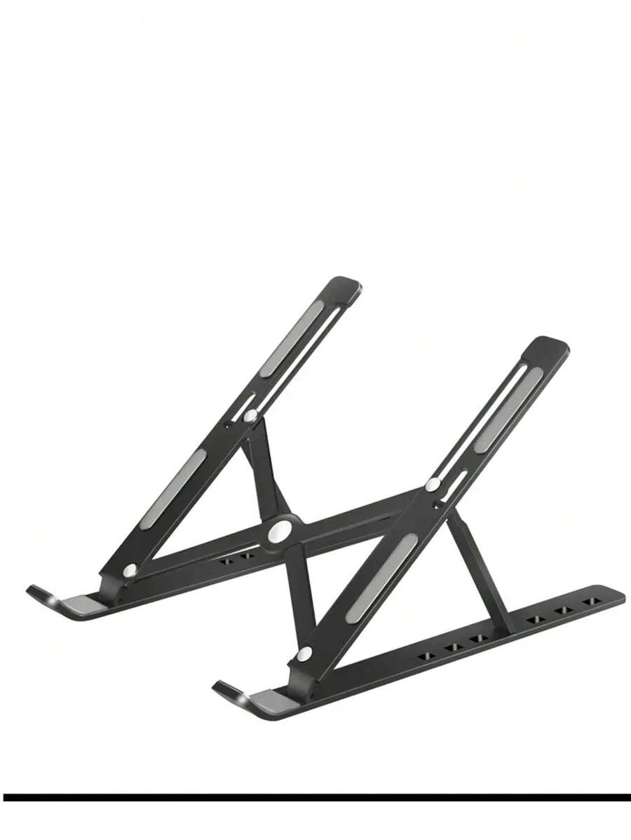 1 PC Giá đỡ máy tính có thể gập lại bằng nhôm - màu đen - Xem 1