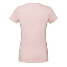 Fruit of the Loom Womens/Ladies Iconic 195 Premium Ringspun Cotton TShirt (Powder Rose) - 195gsm 100% Combed Ringspun Cotton - 粉色 - 查看 2