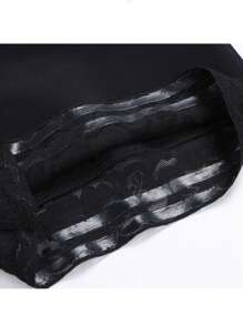 Shapewera提臀蕾丝高腰提臀塑身衣瘦身内衣女士塑身衣 - 黑色 - 查看 6