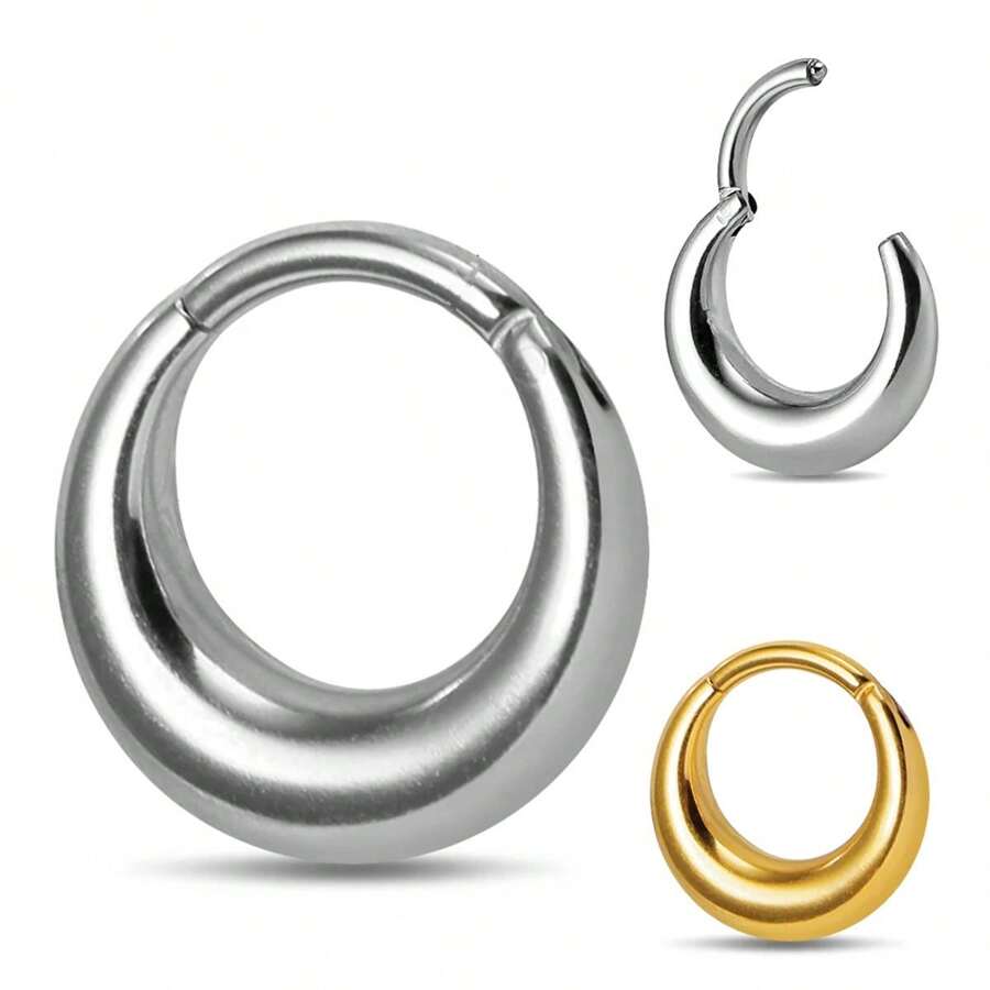Piercing Click Titanio G23 Bolha bubble Septo Helix Daith