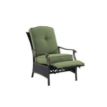 Better Homes & Gardens Steel Providence Outdoor Recliner, Green - Green - View 4