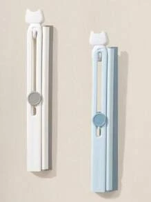 1pc Random Color Foldable Rotatable Squeegee, Home Use Window, Countertop, Bathroom Mirror Cleaning Tool, Folding Glass Scraper Removes Water Stains Effortlessly, Folds For Easy Storage - Multicolor - View 7