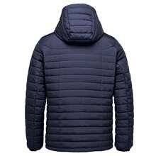 Mens Nautilus Full Zip Hoodie (Navy) - 90gsm 100% Polyester - Navy Blue - View 2