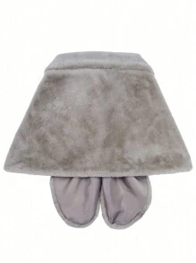 2 件套：披肩 + 披肩夹，时尚人造毛皮披肩，女士毛皮披肩，婚礼毛皮披肩，人造新娘毛皮披肩，冬季 - A - 查看 8