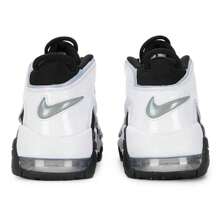 Nike Big Kids' AIR MORE UPTEMPO Basketball Sneakers, DQ6200 - Black/White/Ecstasy Cobalt Blue - View 4