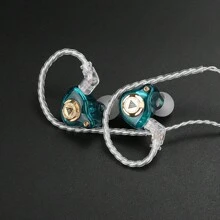 QKZ TC100 新款镀银耳机升级线，带高清麦克风立体声降噪 KT02F20 DAC 解码 C 型，兼容 iPhone 15 - 彩色 - 查看 10
