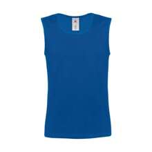 B&C Mens Move Athletic Tank Top (Royal Blue) - 145gsm 100% Ringspun Cotton - Royal Blue - View 1