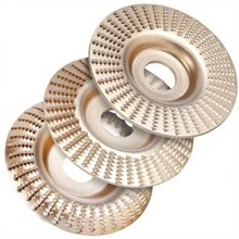 3pcs Wood Sanding Discs And Grinding Plate, Angle Grinder, Polishing Pad, Tea Tray, Woodworking Tools, Polishing Wheel And Wooden Tools For Polishing Wood Carvings And Grinding Tools. Angle Grinder Efficiently Shapes And Polishes,Tool Accessories