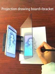 A Set Of Transparent Projection Drawing Templates, Projection And Copying Drawing Tools, Anime Drawing Sketching, Light And Shadow Multifunctional Translucency Drawing Board Hand Drawing Tools, To Draw Good Pictures - Multicolor - View 7