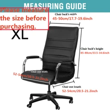 1 Set Stretchbezug für Bürostuhl, einfarbige Stuhlbezüge, Stuhlschoner, für Wohnzimmer, Büro, Zuhause Dekoration