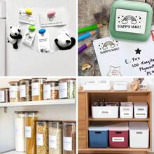 Mini Bluetooth Self-Adhesive Portable Thermal Label Printer For Business Home Office Wireless Inkless Logo Sticker Printer
