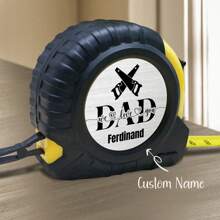 1 Peça Fita Métrica Personalizada para Pai, Texto Personalizado, Fita Métrica Bloqueável, Presente Criativo para o Dia dos Pais, Presente de Aniversário Personalizado para Pai, Presente de Aniversário para Marido, Presente do Dia dos Pais, Multifuncional, Ornamental, Anti-Mofo, Reutilizável, Alta Qualidade, Colorida, Moderna, Personalizada, Presente Único para Formatura