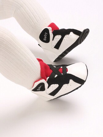 Chaussures de basket montantes pour bébé garçon, chaussures de marche tout-doux et confortables pour tout-petits nouveau-nés