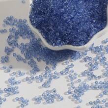4mm 300pcs Transparent Glass Seed Beads,Small Craft Beads,Small Beads,Pony Beads,Mini Spacer Beads, Loose Beads, Craft Small Glass Beads For For Jewelry Making For DIY Craft