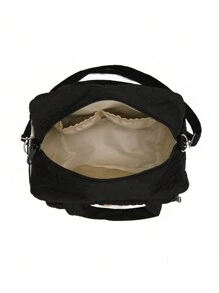 1pc Multifunctional Mom & Baby Bag, Lightweight Handbag With One Shoulder And Crossbody Strap, Large Capacity, Embroidered, Insulated Design For Mom On The Go