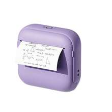 Mini Bluetooth Self-Adhesive Portable Thermal Label Printer For Business Home Office Wireless Inkless Logo Sticker Printer