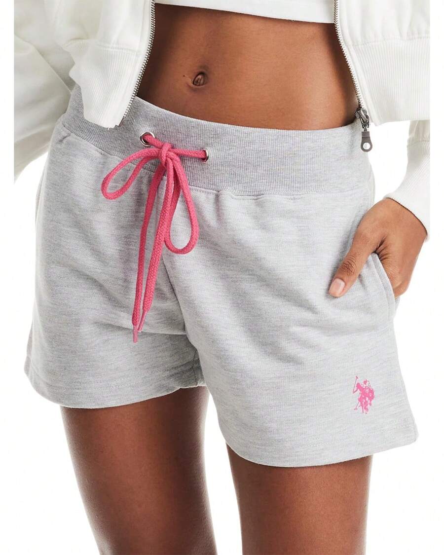 U.S. Polo Assn. Womens Sweat Shorts With Pockets - French Terry Lounge And Pajama Shorts For Women - 希瑟.格雷 - 查看 1