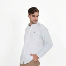 Plain Shirt For Men - Muletta - White - View 2