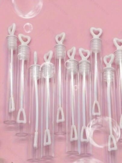 20/30/50pcs Wedding Heart Shaped Decorative Props, Gift Boxes, Birthday Party Accessories, Romantic Empty Bottles Decor