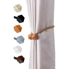2/4/6 piezas Sujetador magnético para cortinas - Cuerda retorcida talla grande gruesa y correa magnética resistente para panel de procesamiento de ventanas, sujeta cortinas decorativo, hecho a mano