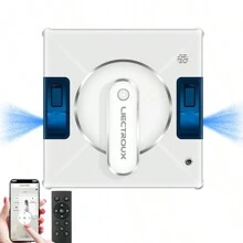 1 cái Ổ cắm tường LIECTROUX 100ml YW509 Robot lau cửa sổ phun nước đôi Cảm biến laser, Chống rơi, Cây lau nhà ướt bằng kính thông minh, Robot lau tường Windows ở tầng nhà, Động cơ không chổi than, Làm việc không có vành, Bản đồ AI Lộ trình - Phích cắm loại C của EU (220-240V) - Xem 2