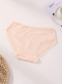 6pcs/Pack Women Seamless Lace Hollow-Out Panties, Sexy Low-Rise Briefs, Comfortable Underwear - Multicolor - View 6