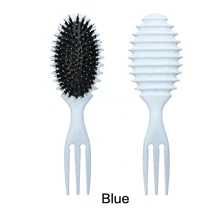 Lược tạo kiểu tóc xoăn, Lược tạo kiểu tóc xoăn mới năm 2025, Lược tạo kiểu tóc thông hơi để gỡ rối, tạo hình và định hình tóc xoăn cho cả nam và nữ, ít kéo hơn - Nhiều màu - Xem 11