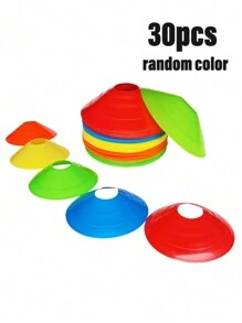 5 件/10 件/20 件/30 件足球训练标记盘、圆口标记板、敏捷训练锥、小障碍物 - 彩色 - 查看 16