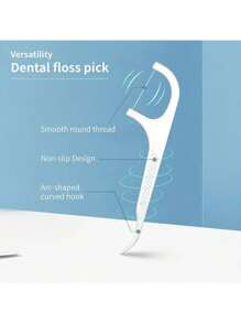 10 Zahnseide pro Packung - tragbar, effektiv und essenzielles Reise-Mundpflegeprodukt zum Entfernen von Essensresten, mit mehreren Sets zur Auswahl - Verschiedenfarbig - Übersicht 5