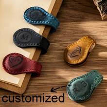 Marcapáginas magnético personalizado - Marcapáginas magnéticos personalizados con texto grabado - Accesorios para libros para lectores, regalos personalizados para ella, regalos para damas de honor, regalo de Navidad para mujeres, regalo único para vacaciones - Multicolor - Ver 3