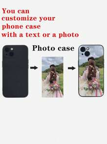 1 Piece Custom Personalized Pattern Soft Phone Case Compatible With Iphone 16/15/14/13/ 12/11 Pro Max Plus, Stylish, Colorful, Matching Phone Case, Easy To Customize, Personalized, Unique, Gift For Family Or Friends