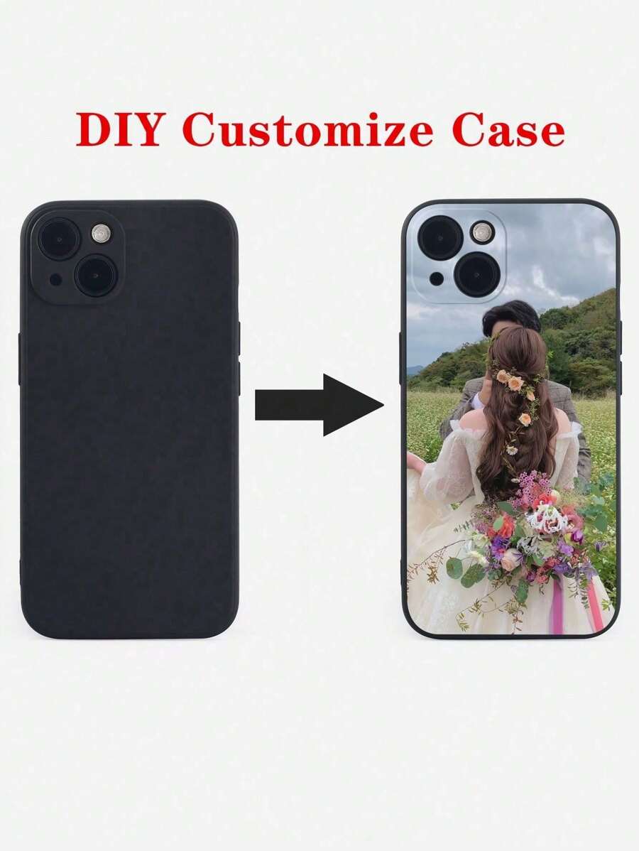 1 Piece Custom Personalized Pattern Soft Phone Case Compatible With Iphone 16/15/14/13/ 12/11 Pro Max Plus, Stylish, Colorful, Matching Phone Case, Easy To Customize, Personalized, Unique, Gift For Family Or Friends