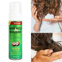 100/207ML Olive Oil Enriched Hair Hold Mousse - Long-Lasting, Anti-Frizz, Moisturizing Formula For Normal Hair - Perfect For Curly Hair Styling And Humidity Control