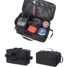 1 pieza Bolsa de almacenamiento plegable para campamento militar y exteriores, organizador de utilidades de cocina portátil, de gran capacidad