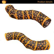 Ensemble de jouets de taquinerie en forme de S pour amateurs de chats et mamans de chats, citrouille créative pour Halloween. Lot de 16 pièces pour amateurs de chats et mamans de chats