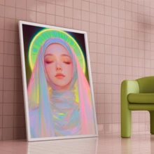 1 幅游戏人物艺术画、壁纸海报、卧室客厅走廊的理想礼物、墙壁艺术、墙壁装饰、房间装饰、桌面装饰、防水适用于卧室、客厅、书房、酒店酒吧、走廊、防水壁画