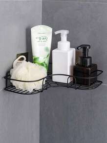 1个壁挂式浴室收纳架，带孔浴室衣物架，多功能收纳篮，洗发水沐浴露架，浴室配件，浴室收纳用品，学习用品，大学宿舍浴室架，以及返校必备品。浴室配件，浴室工具