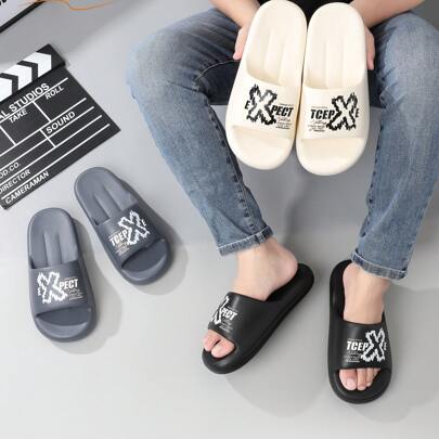 Ciabatte con stampa di modello personalizzato realizzate in materiale EVA stampato, adatte per coppie uomo e donna, per uso domestico o esterno, morbide e confortevoli, adatte per teen, per uso casual estivo, attività all'aperto, viaggi di vacanza, regali di laurea o accessori per abiti di compleanno