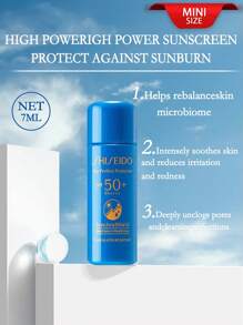 Shiseido Summer Sunscreen Essential Water Resistant Protective Sunscreen Lotion 7ml (Blue) [Mini Size] - Protective Lotion 7ml - View 2