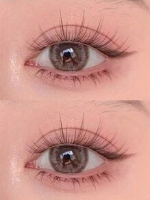 5 Pairs Bottom Eyelashes Lower False Lashes Transparent Stem Natural Look Manga Eyelashes Japanese Makeup Anime False Eyelashes Makeup Tool